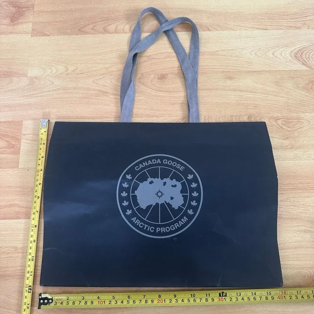 Canada Goose Paper Shopping Bag - black large, 16